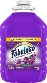 Fabuloso 2X Multi-Purpose Cleaner, Lavender Scent, 128 fl oz | No Rinse Floor Cleaner, Long-Lasting Freshness, Multi-Purpose Cleaner, Concentrated Formula, Everyday Cleaning, No Residue