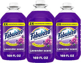 Fabuloso 2X All-Purpose Cleaner, Lavender Scent, 169 fl oz | No Rinse Floor Cleaner, Long-Lasting Freshness, Multi-Purpose Cleaner, Concentrated Formula, Everyday Cleaning, No Residue
