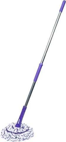 Fabuloso Self-Wringing Twist Mop, 53 Inch | Removable washable head, non-scratch scrubber strip, ideal for hardwood tile and vinyl floors
