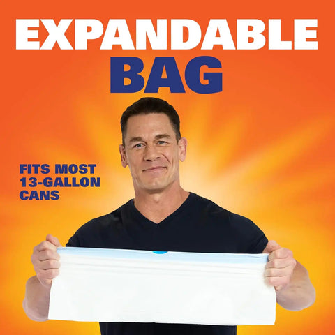 Hefty Ultra Strong 13 Gallon Trash Bags, Tall Kitchen Trash Bags 13 Gallon Size, White, Fabuloso Citrus & Fruits Scent, 80 Bags (Pack of 3)